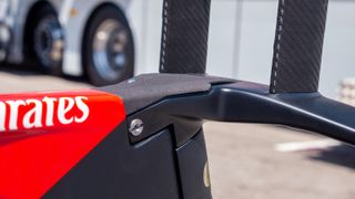 Detail shot of Marc Soler's Colnago TT1 time trial bike