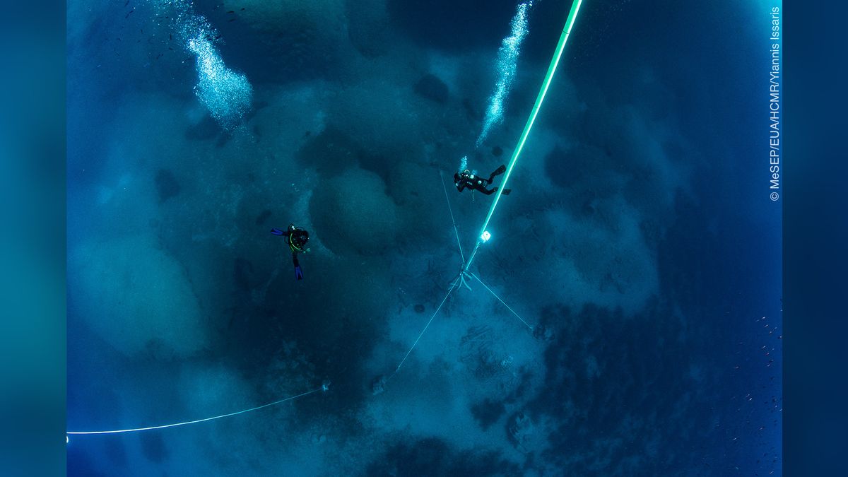 Divers on the latest archaeological expedition to the shipwreck of the Mentor, which sank in 1802 with valuable sculptures from the Parthenon in Athens on board.