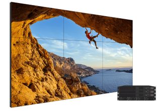 Leyard’s Clarity Matrix G3 LCD Video Wall System incorporates adjustable wall mounts, off-board video and power, a web-based control application, and full front-service installation and service access.