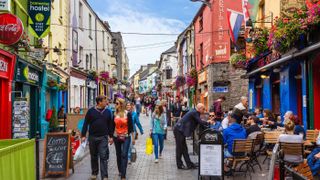 Quay Street in Galway city, Ireland