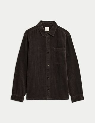 Pure Cotton Corduroy Overshirt