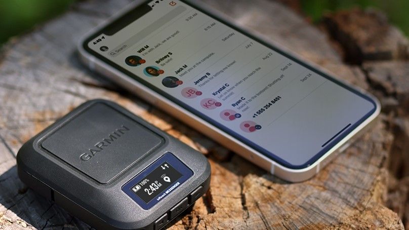 Garmin inReach Messenger and cell phone