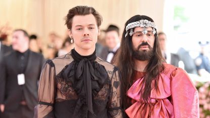 Harry Styles and Alessandro Michele