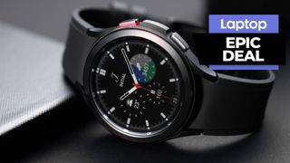 Galaxy Watch 4 Classic in black colorway