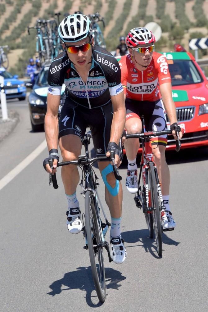 Tony Martin (Omega Pharma-Quick Step) and Pim Ligthart (Lotto-Belisol)