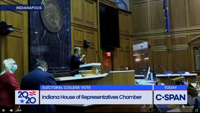 C-SPAN Electoral College tracking Indiana