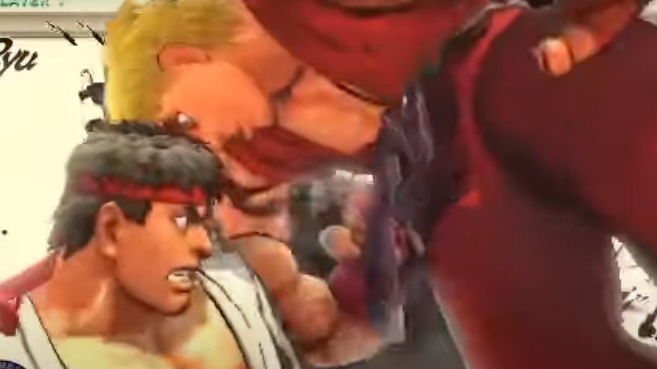 Rue Street Fighter IV está proporcionando un Sharken en Ken