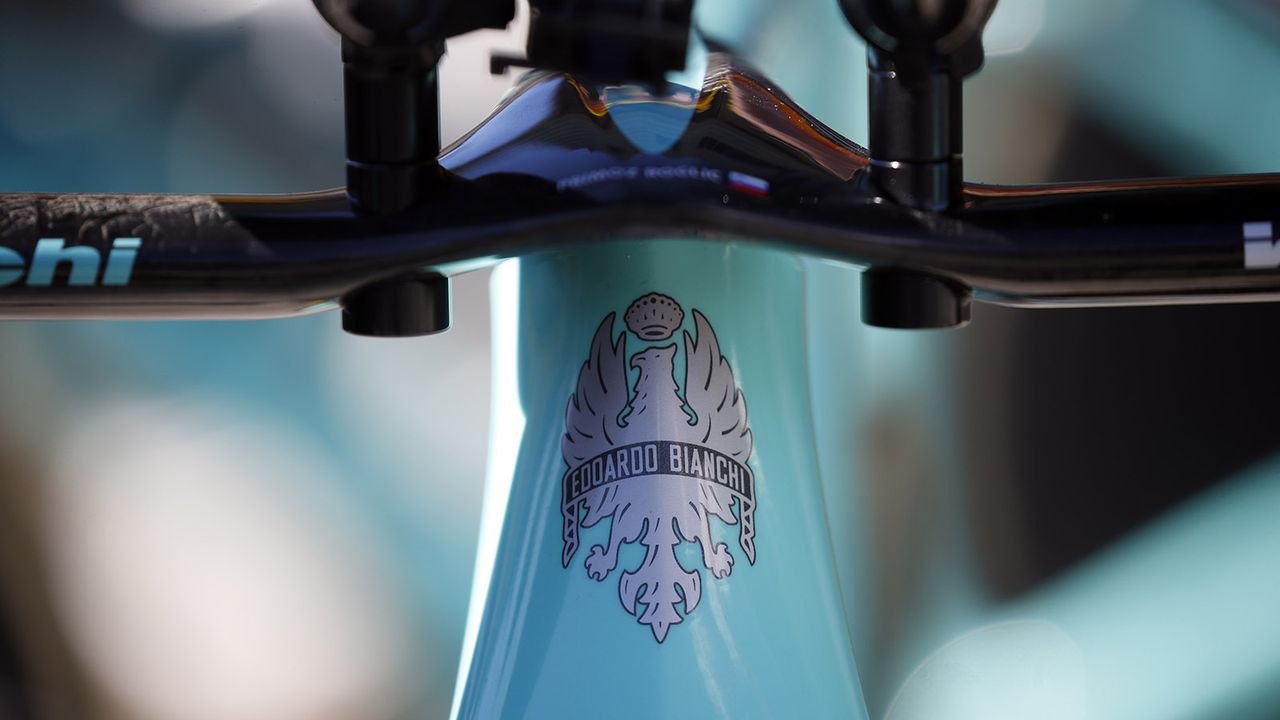 One of the most recognisable head tube badges in cycling