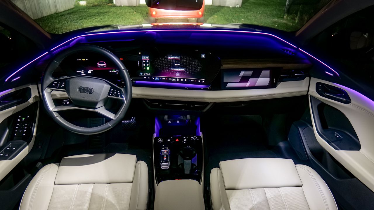 2025 Audi Q6 e-tron test drive.