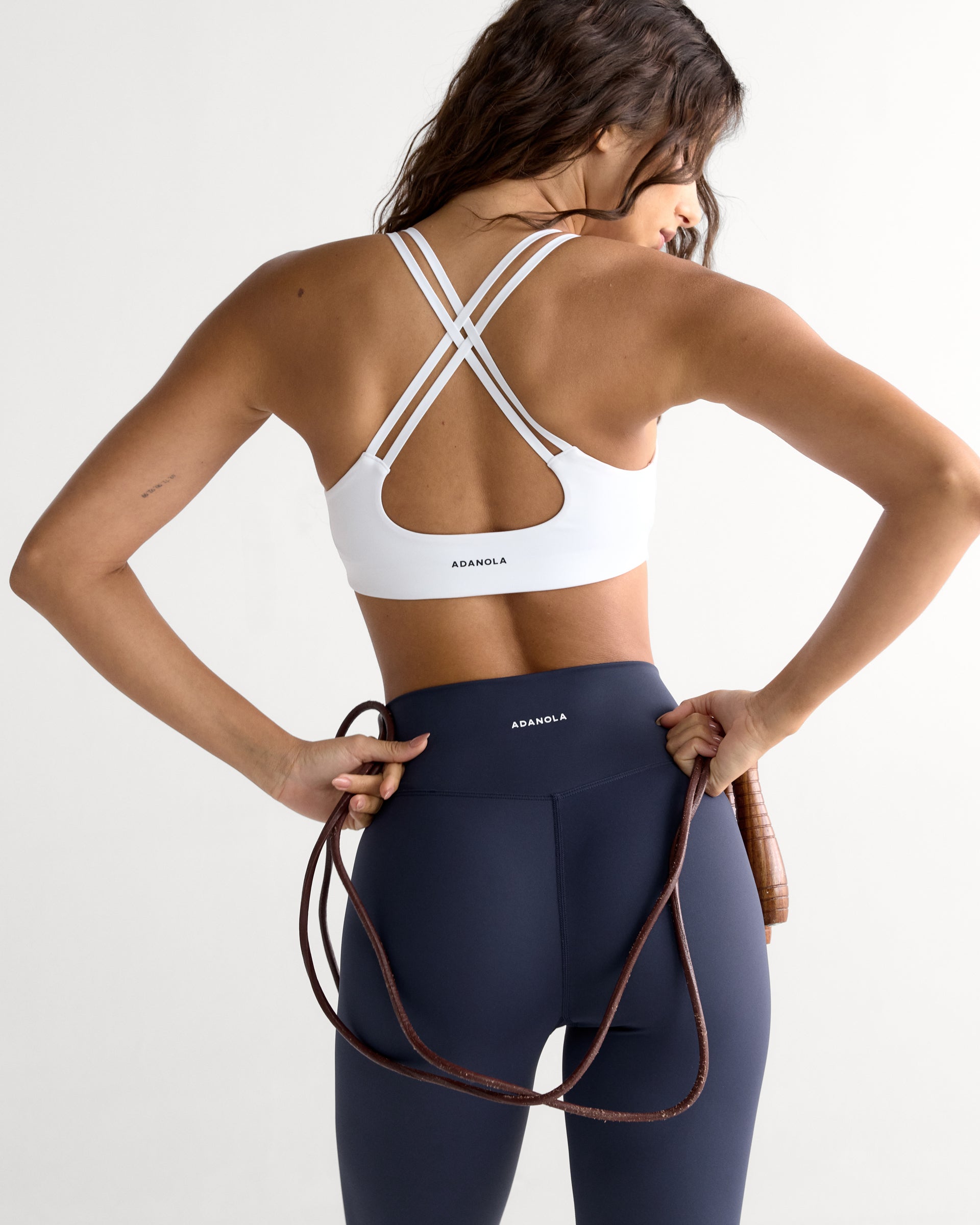 Ultimate Cross Back Bra - White - Xxs