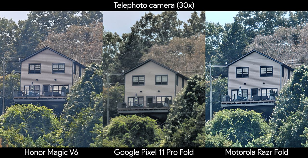 Comparing the Google Pixel 11 Pro Fold's cameras to the Samsung Galaxy Z Fold 8, Honor Magic V6, and Motorola Razr Fold