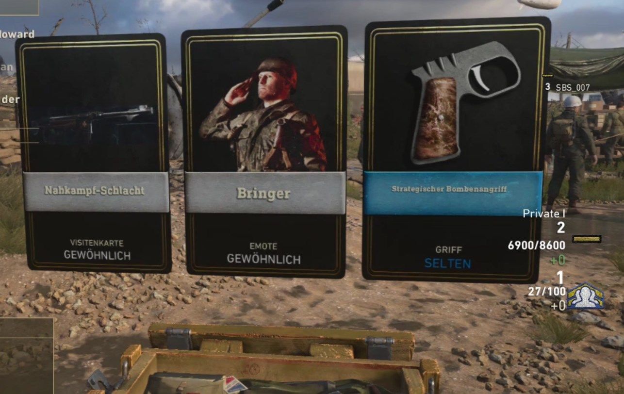 This is what Call of Duty: WWII loot boxes falling from the sky looks ...