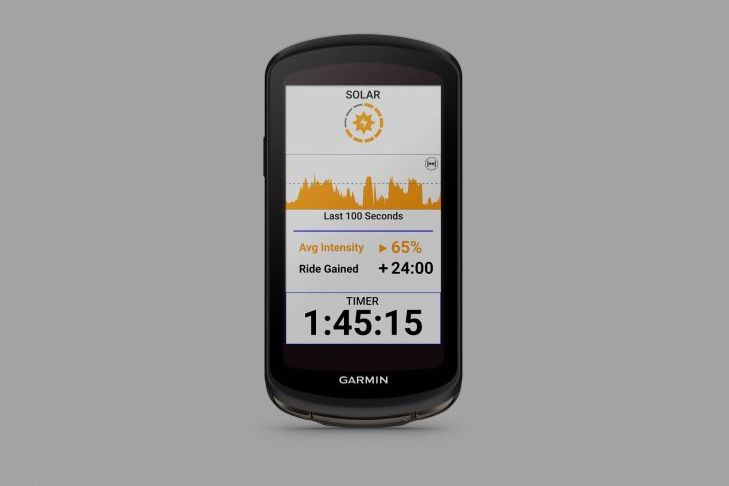 Garmin's latest 1040 Solar GPS cycling computer