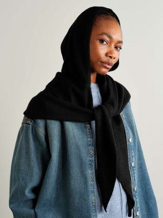 Rina Hooded Cashmere Scarf