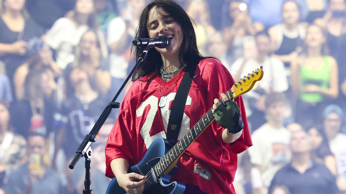 Billie Eilish performs onstage during Billie Eilish HIT ME HARD AND SOFT: THE TOUR Kick Off at Videotron Centre on September 29, 2024 in Quebec City, Quebec.