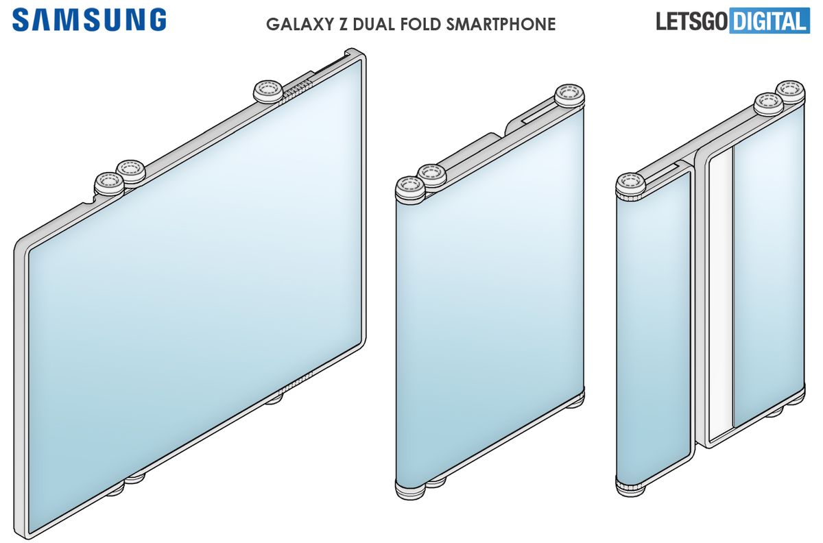samsung dual foldable phone