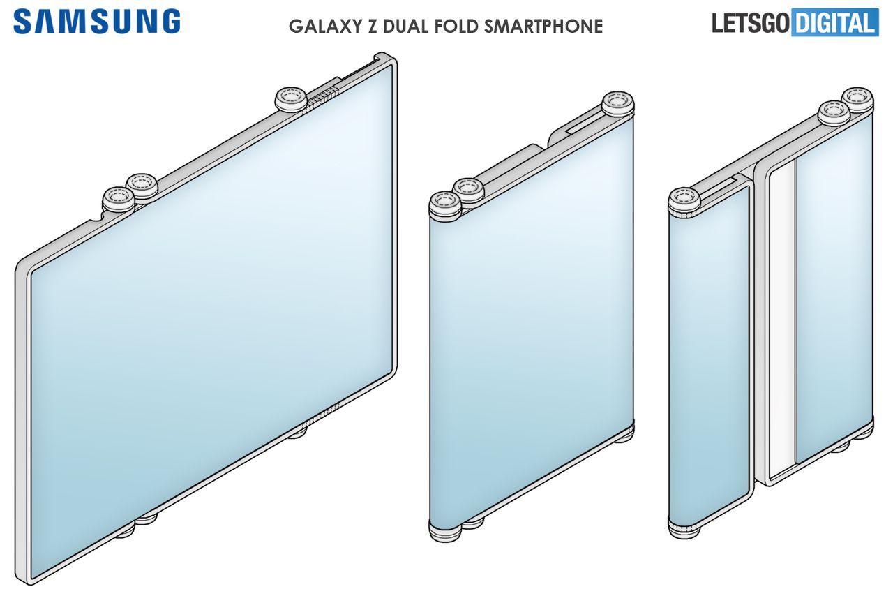samsung dual foldable phone