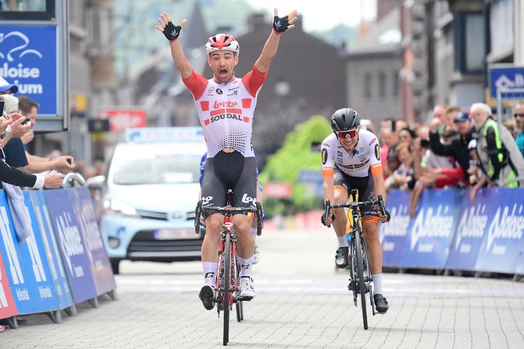 Victor Campenaerts wins stage 4 at the Baloise Belgium Tour