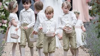 Prince George and other children at Pippa Middleton's wedding