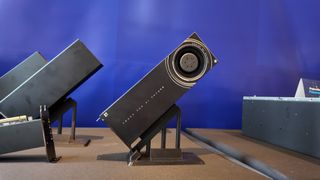 Maxsun's Intel Arc Pro B60 dual-GPU graphics card on show at Computex, 2025.