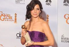 Sandra Bullock - Golden Globes - Celebrity News - Marie Claire