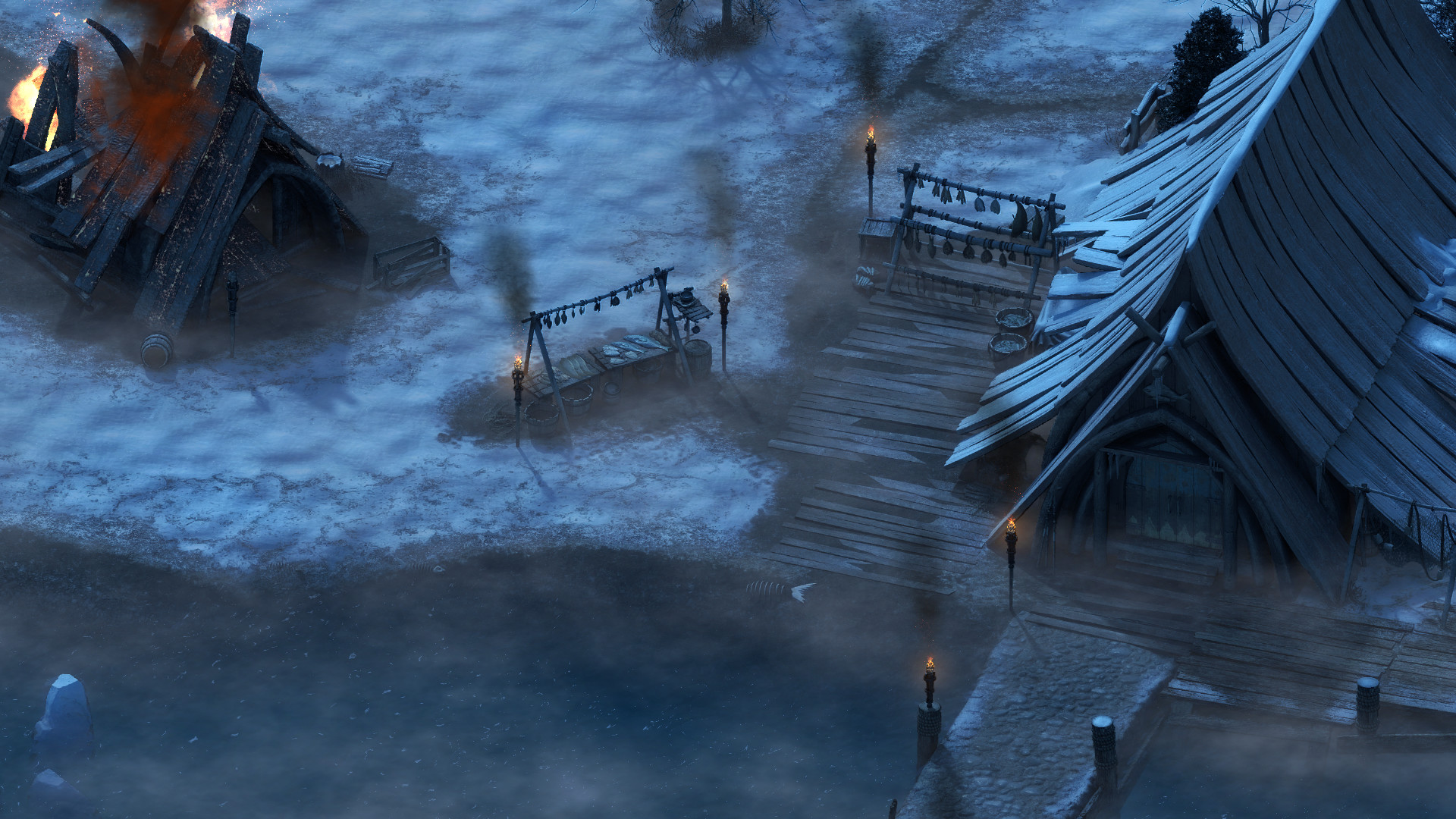 Area of Stalwart where the player finds Zahua, near the docks of the town.
