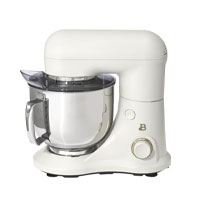 Beautiful 5.3QT Capacity Lightweight &amp; Powerful Tilt-Head Stand Mixer, White Icing by Drew Barrymore | Was