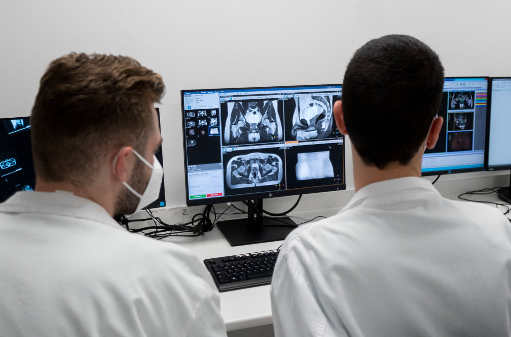 A radiotherapy center with magnetic resonance imaging in Madrid, Spain, allowing real-time diagnosis and treatment without affecting healthy tissue.