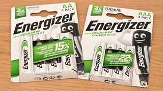 Energizer Recharge Power Plus AA and AAA batteries
