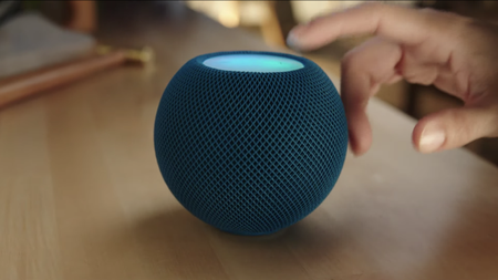 HomePod mini at Apple event