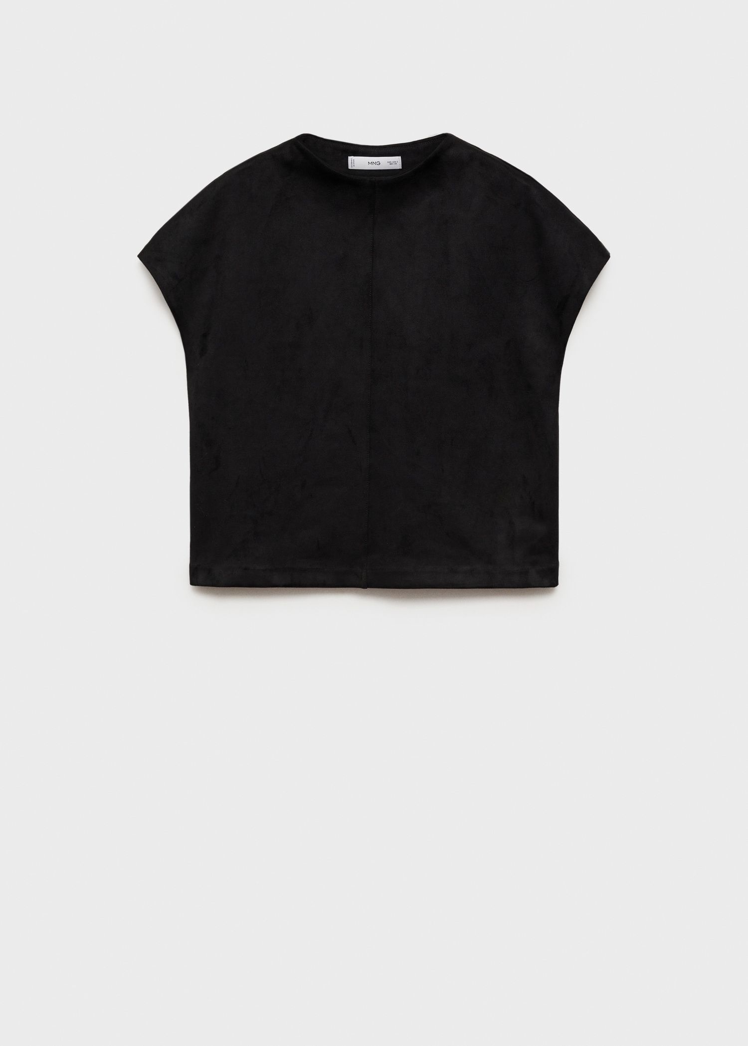 Faux-Leather T-Shirt - Women | Mango Usa