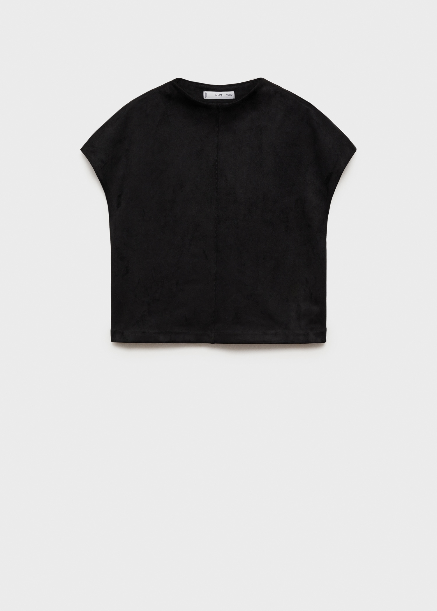 Faux-Leather T-Shirt - Women | Mango Usa