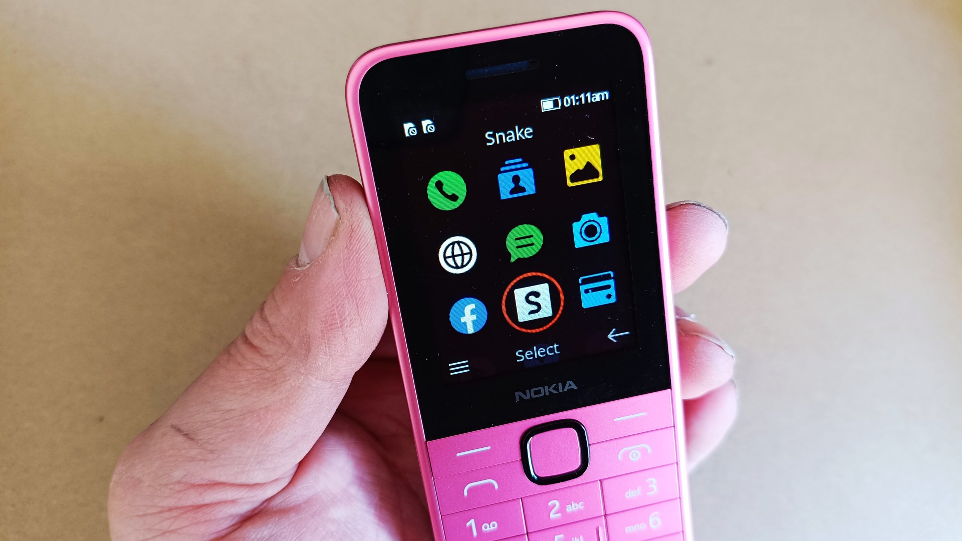 Nokia 225 4G (2024) in hand