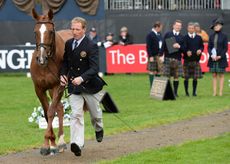Oliver TOWNEND (GBR) riding Fenyas Elegance, during the Final Vet Check of the Longines FEI European Eventing Championship 2015 at Blair Castle, in Blair Atholl near Pitlochry in Perthshire, Scotland, UK , on 9th September 2015