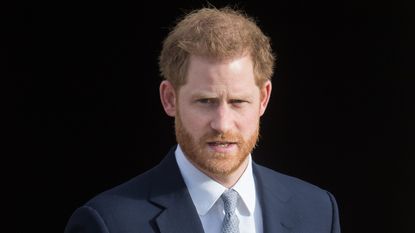 Prince Harry, Duke of Sussex hosts the Rugby League World Cup 2021 draws for the men's, women's and wheelchair tournaments at Buckingham Palace on January 16, 2020 in London, England.