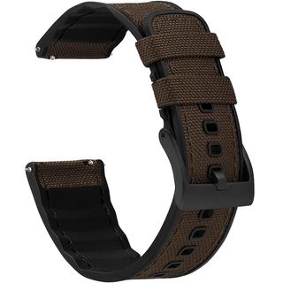 Barton Cordura Fabric and Silicone Hybrid Quick Release Watch Band