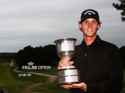 Thomas Pieters defends the KLM Open