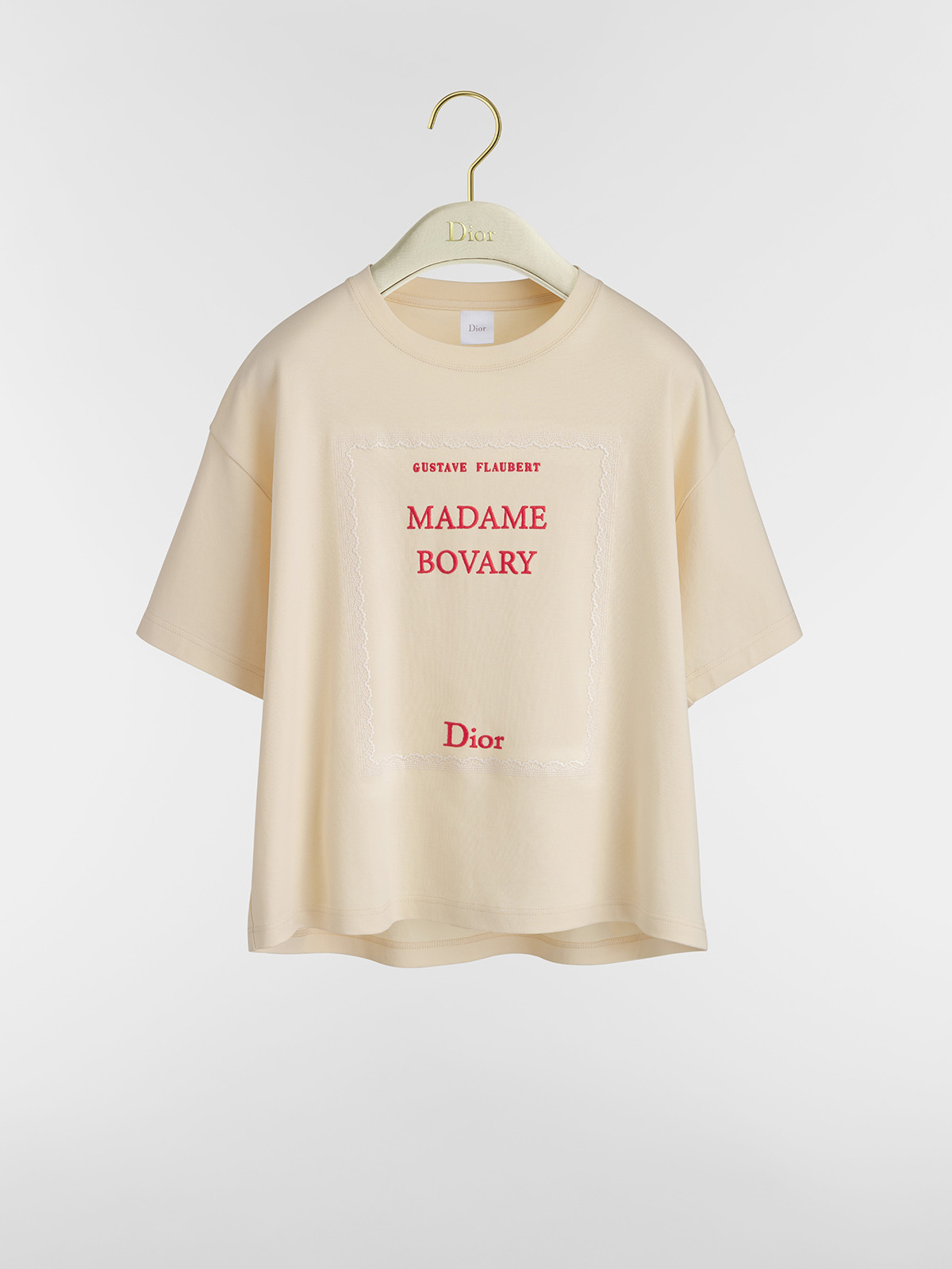 Dior, Book Cover Oversized Cropped T-Shirt