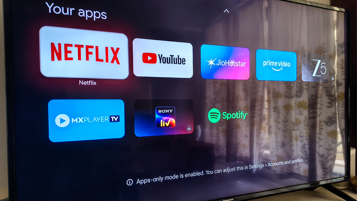 Google TV Streamer 4K apps-only mode