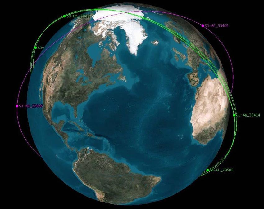 Chinese Satellites Bump During Secret Maneuvers