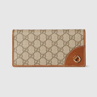 Gg Emblem Continental Wallet