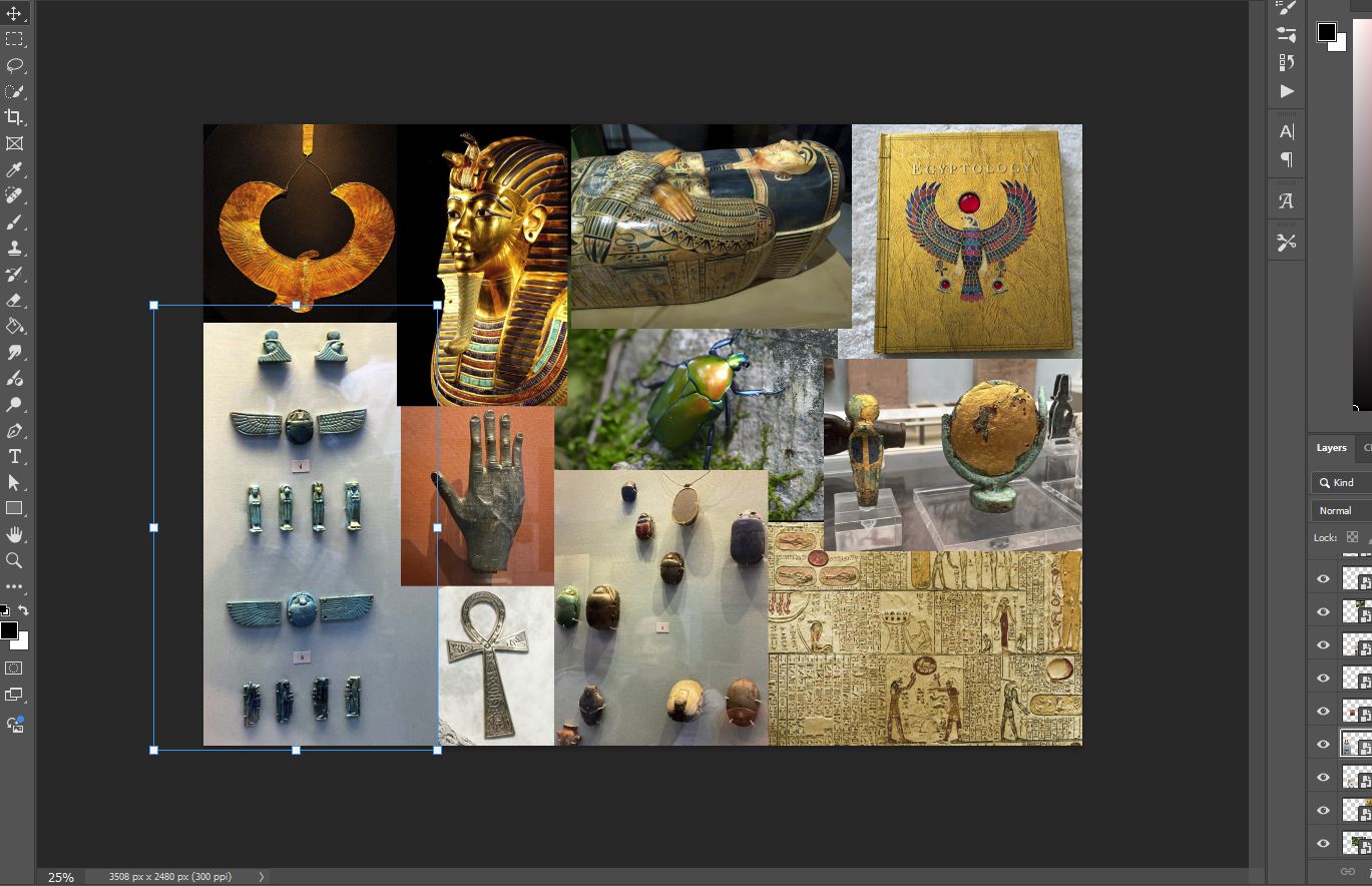 Design costumes for your characters; moodboard