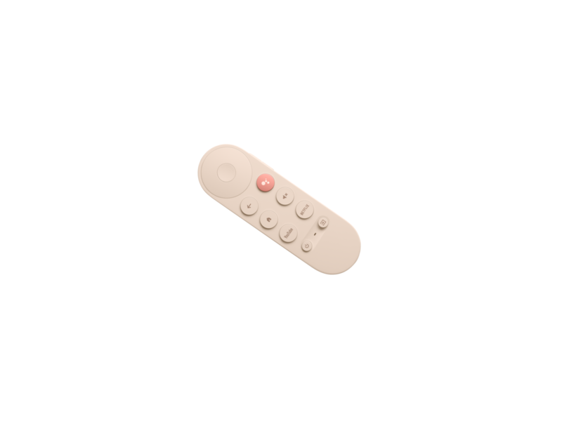 Chromecast Remote Sunrise color