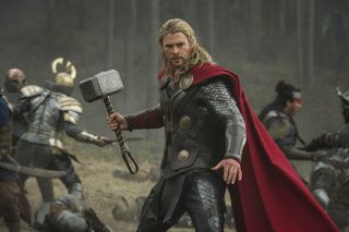 Chris Hemsworth as Thor.