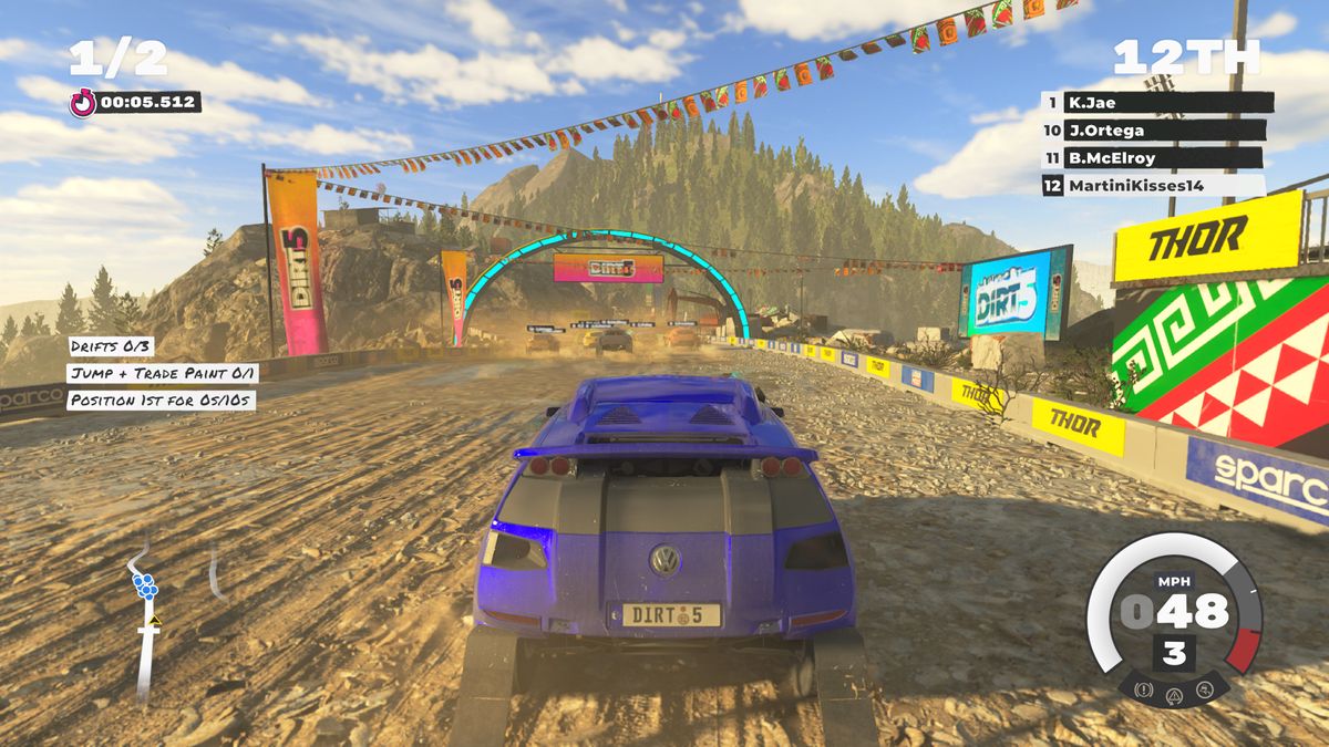Dirt 5 on Xbox Series X