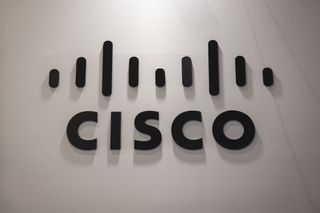 Cisco Logo in black lettering on a white background