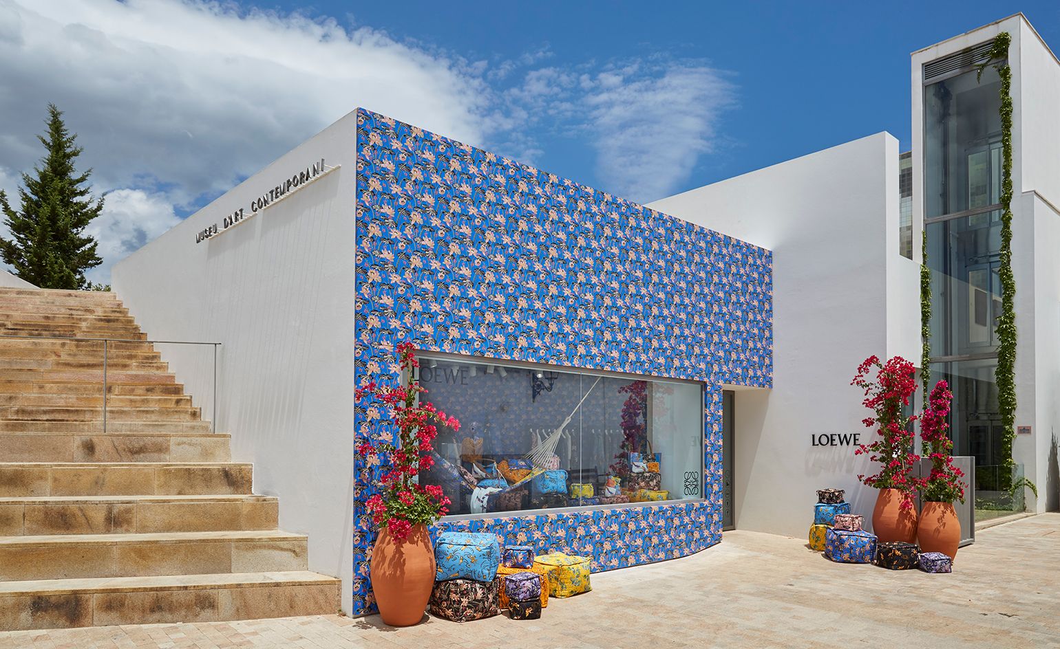 Loewe's third annual summer shop at Ibiza’s Museu d’Art Contemporani d'Eivissa