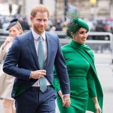 london, england march 09 prince harry, duke of sussex and meghan, duchess of sussex attend the commonwealth day service 2020 on march 09, 2020 in london, england photo by samir husseinwireimage