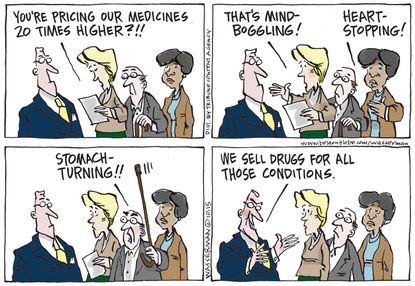 Editorial cartoon U.S. Drug Prices