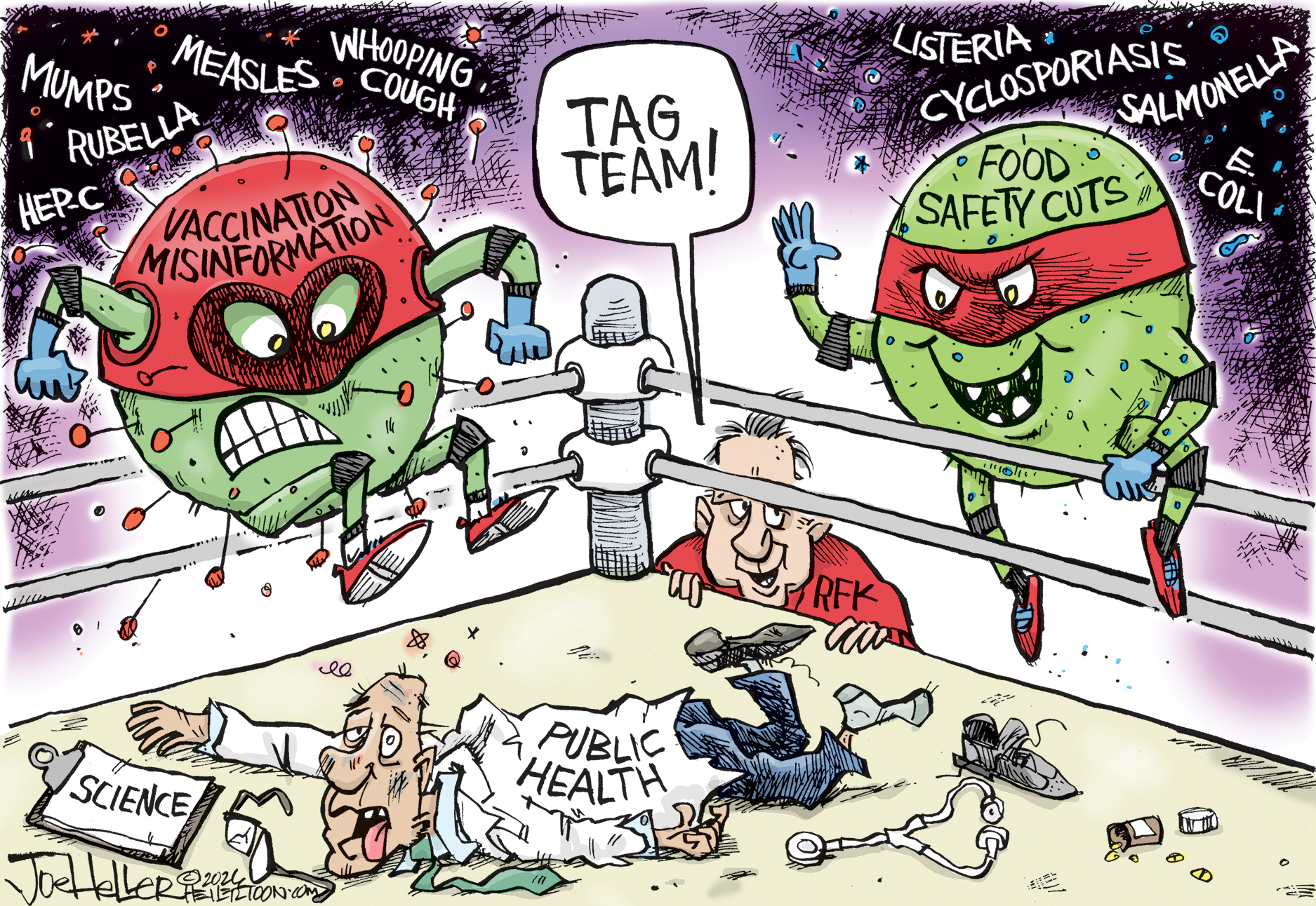 Political cartoon